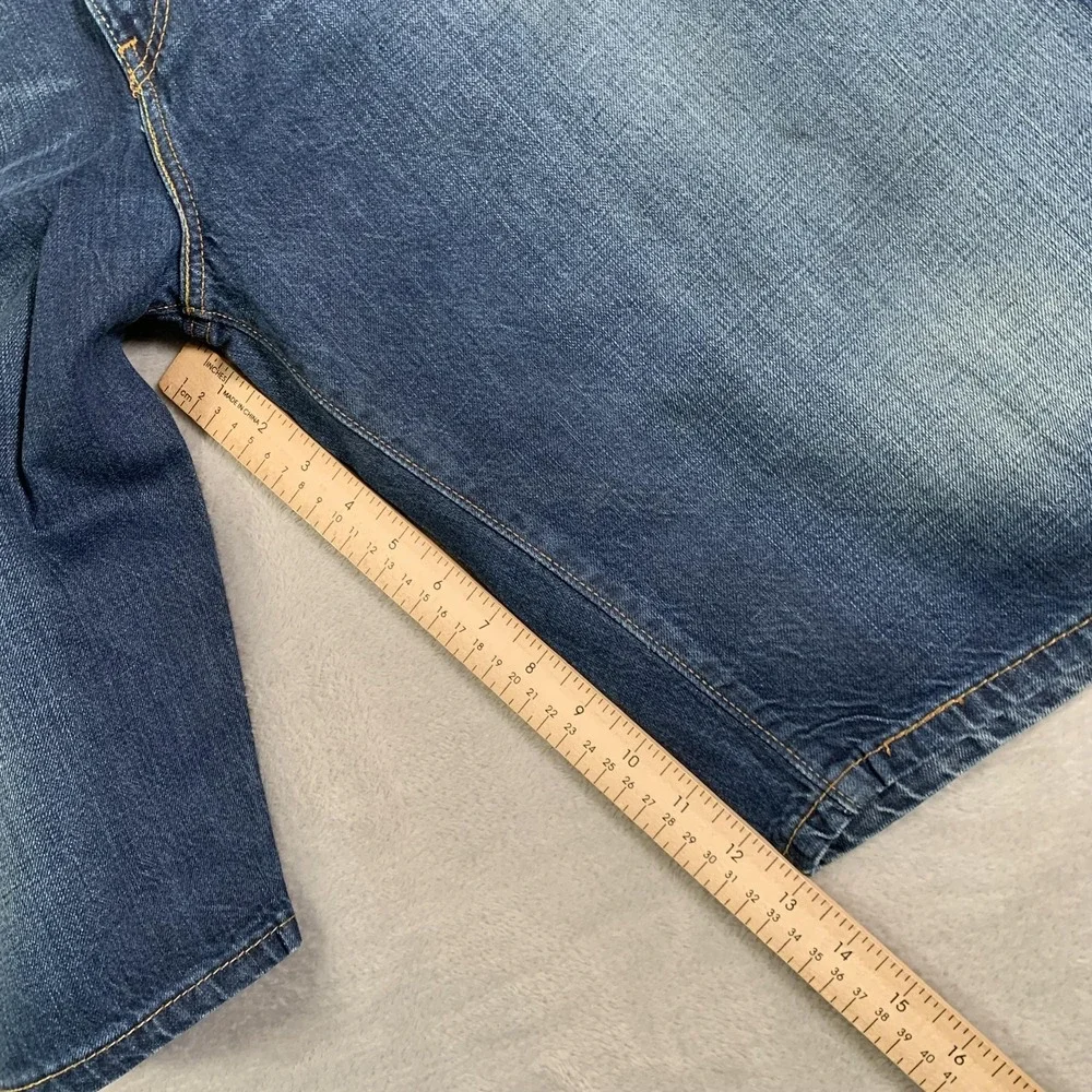 Y2K Levis 569 Shorts Mens 40 Blue‎ Denim Loose Straight Baggy 5-Pocket Zip Fly